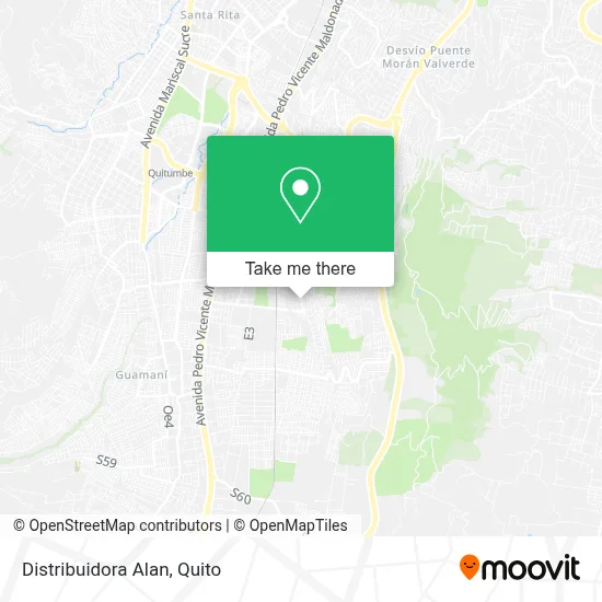 Distribuidora Alan map