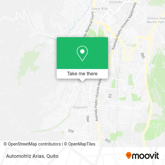 Automotriz Arias map