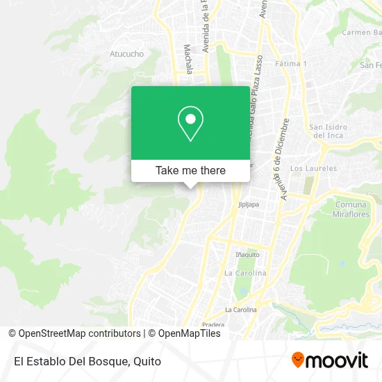 El Establo Del Bosque map