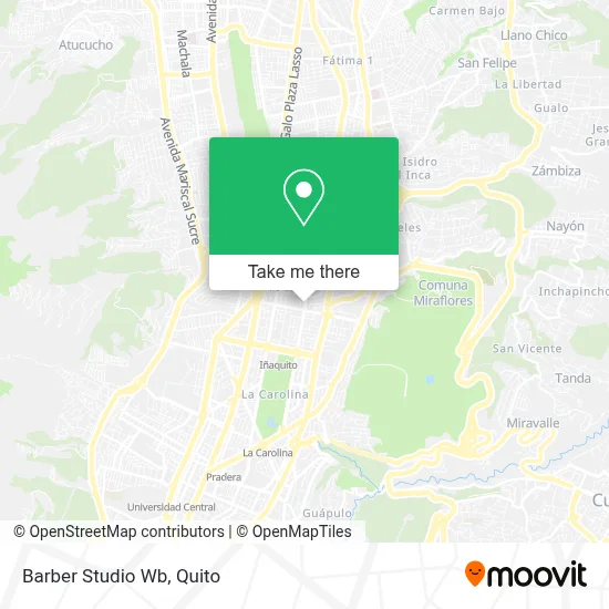 Barber Studio Wb map