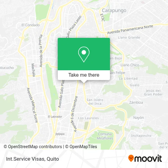 Int.Service Visas map