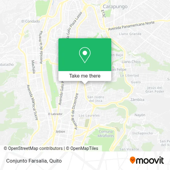 Conjunto Farsalia map