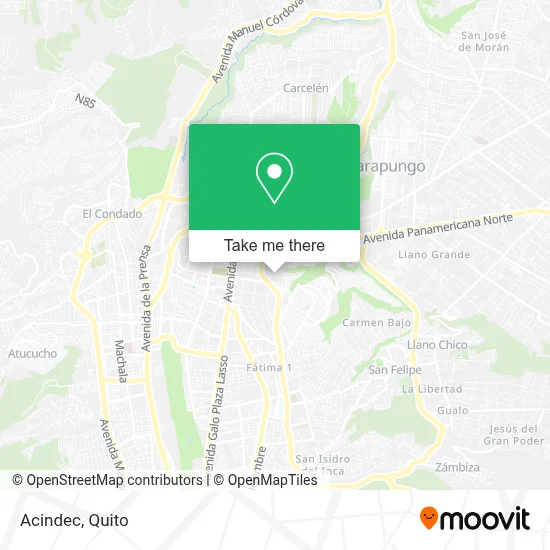 Acindec map