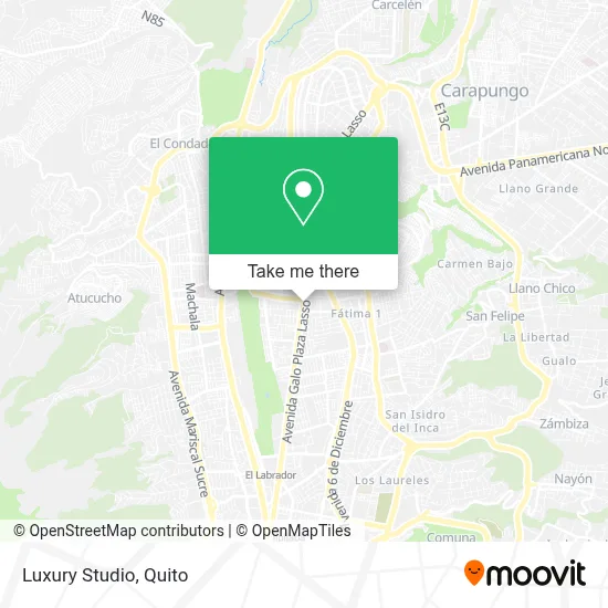 Luxury Studio map
