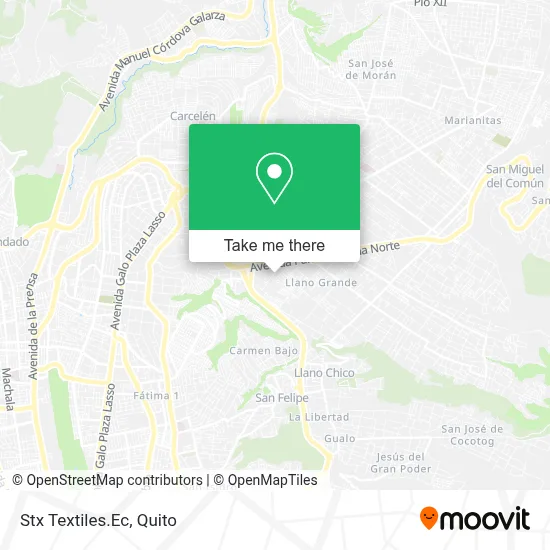 Stx Textiles.Ec map