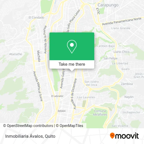 Inmobiliaria Ávalos map