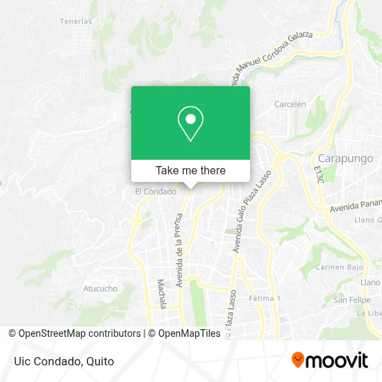 Uic Condado map