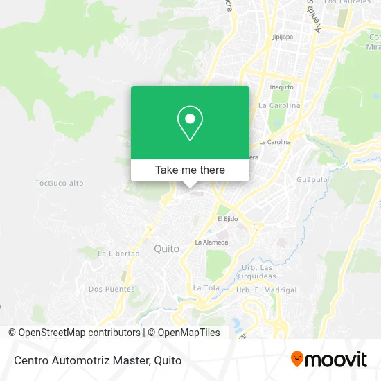 Centro Automotriz Master map