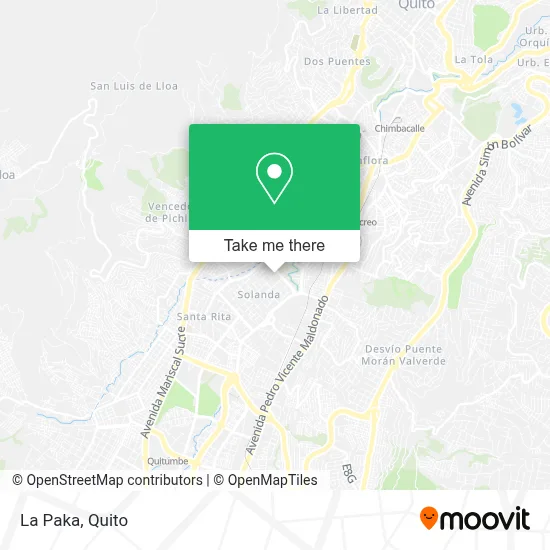 La Paka map