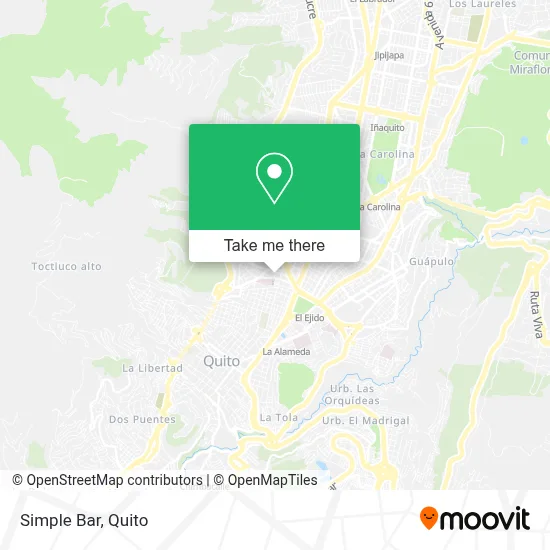 Simple Bar map