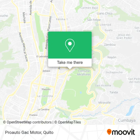 Proauto Gac Motor map