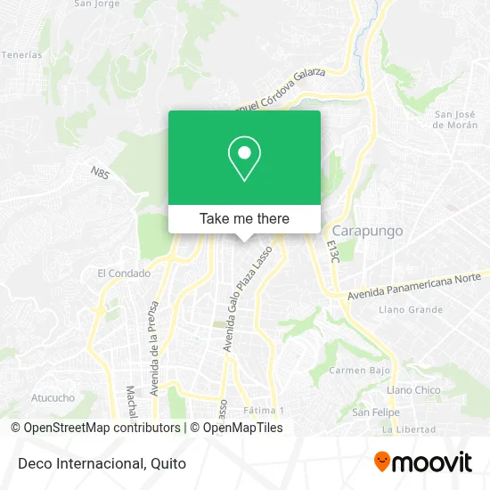 Deco Internacional map