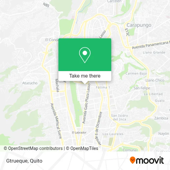 Gtrueque map