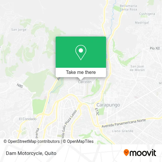 Dam Motorcycle map