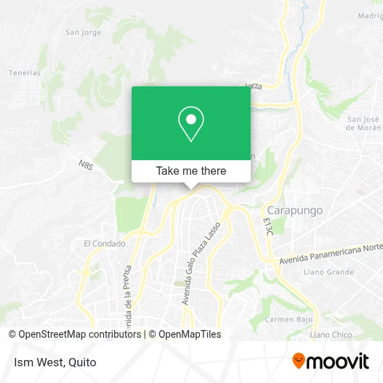 Ism West map