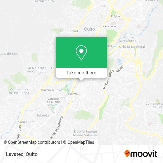 Lavatec map
