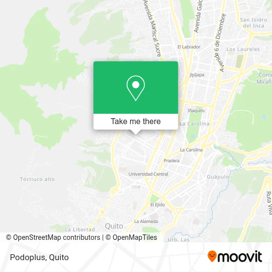 Podoplus map