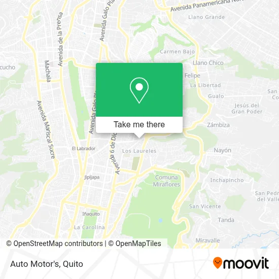 Auto Motor's map