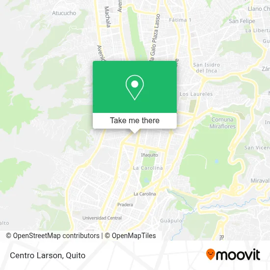 Centro Larson map