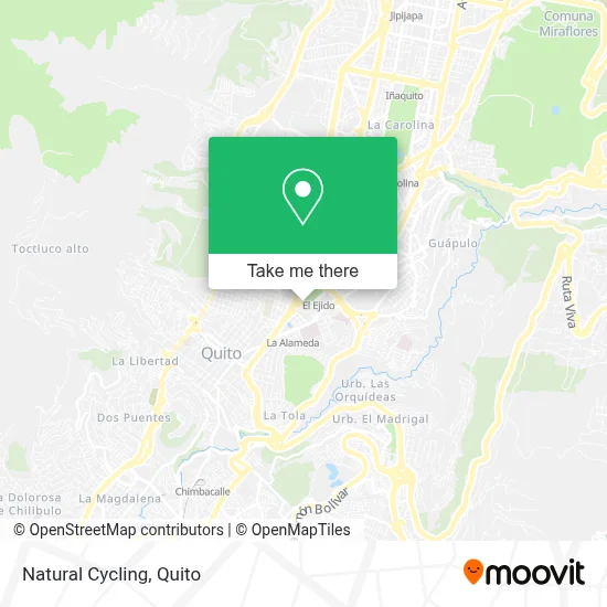 Natural Cycling map