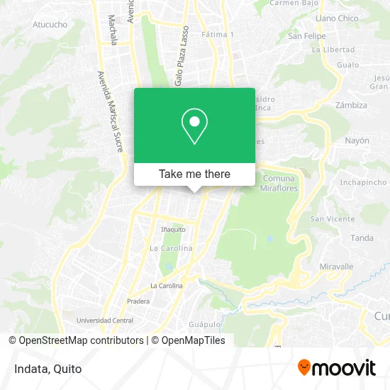 Indata map