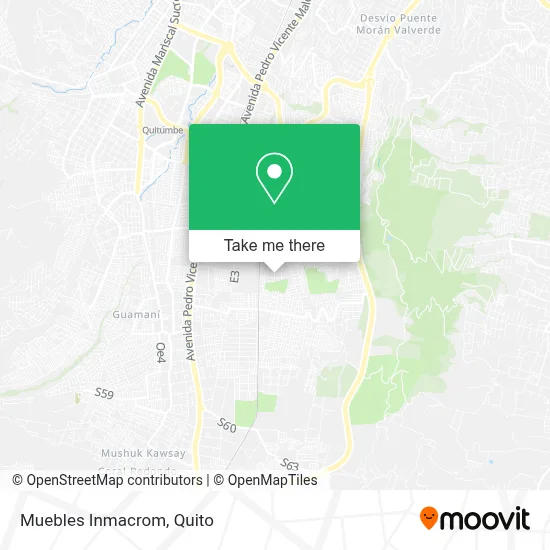 Muebles Inmacrom map
