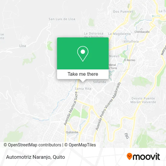 Automotriz Naranjo map