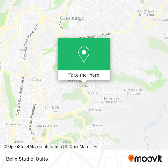 Belle Studio map