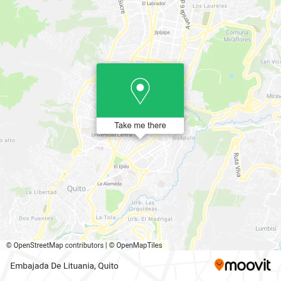 Embajada De Lituania map