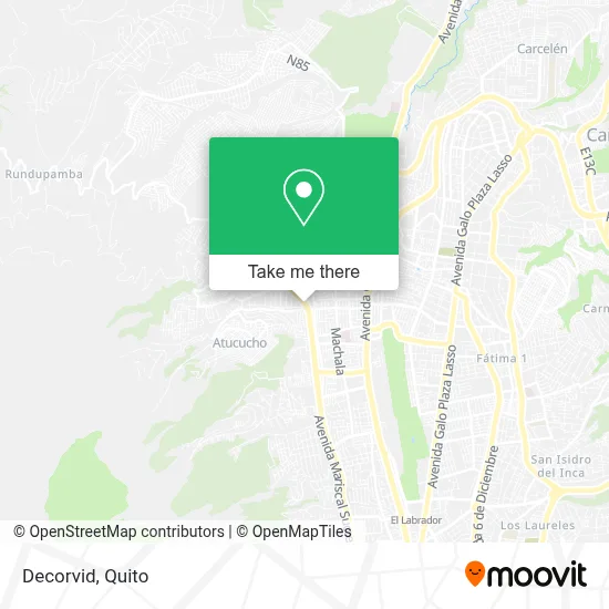 Decorvid map