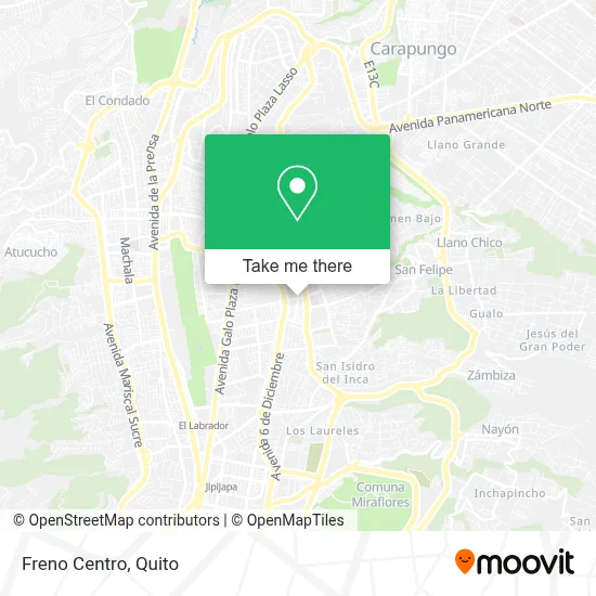 Freno Centro map