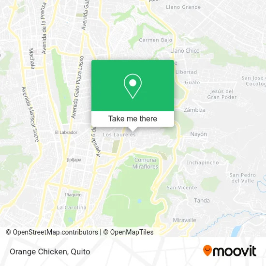 Orange Chicken map