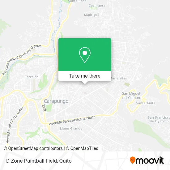 D Zone Paintball Field map