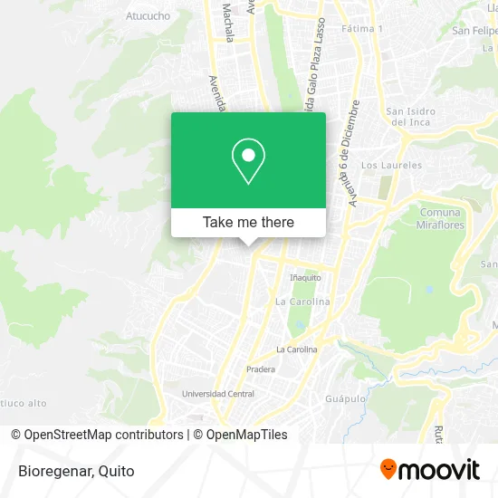 Bioregenar map