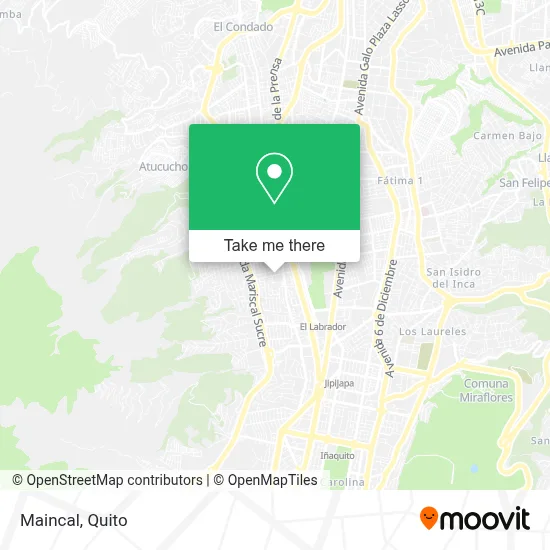 Maincal map