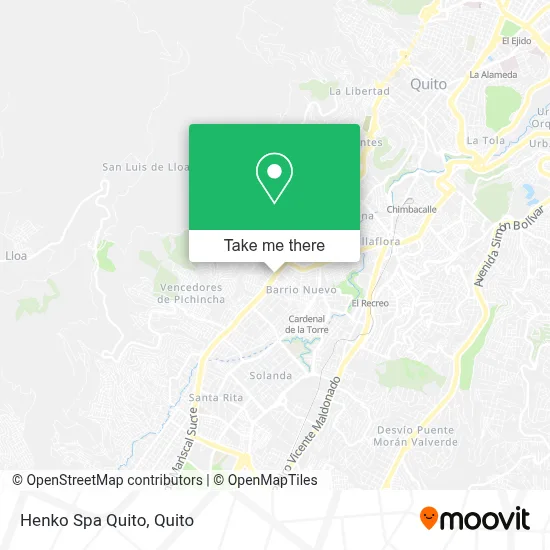 Henko Spa Quito map