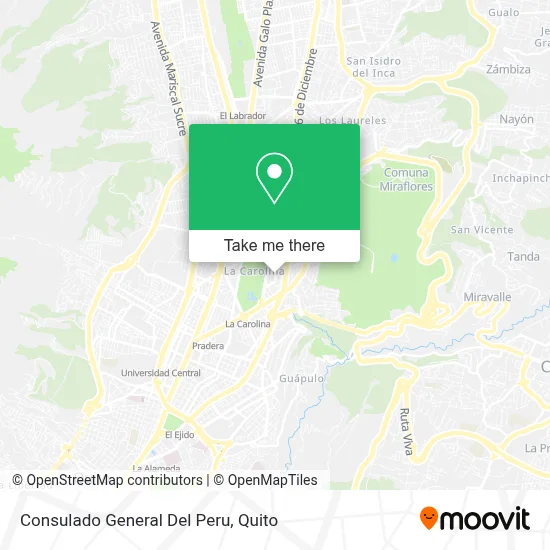 Consulado General Del Peru map
