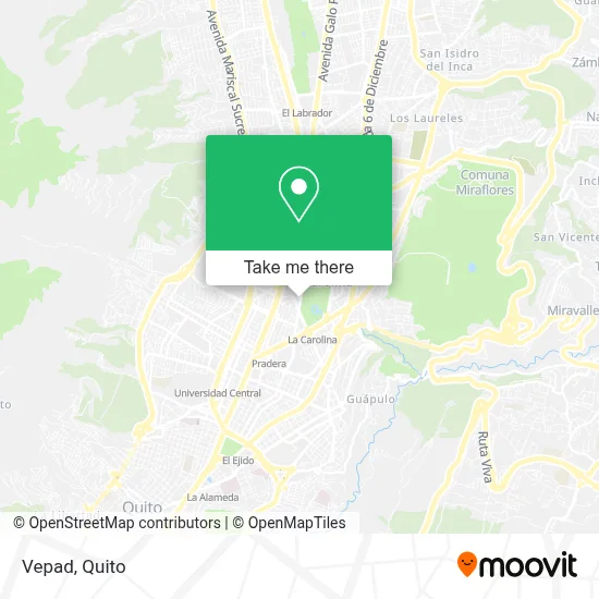 Vepad map