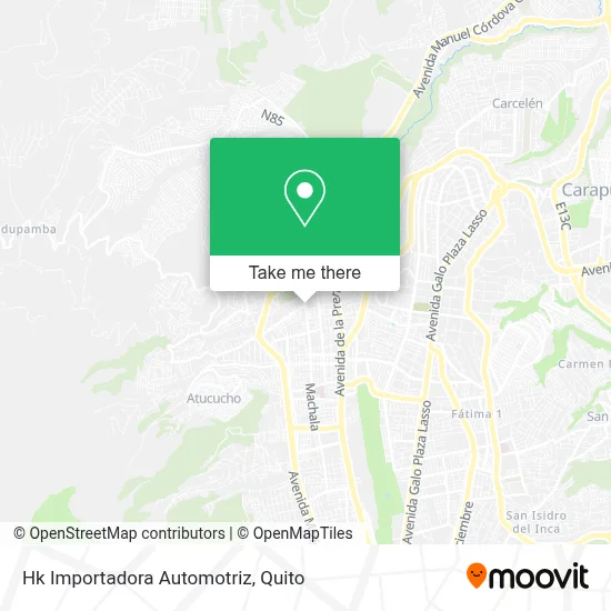 Hk Importadora Automotriz map