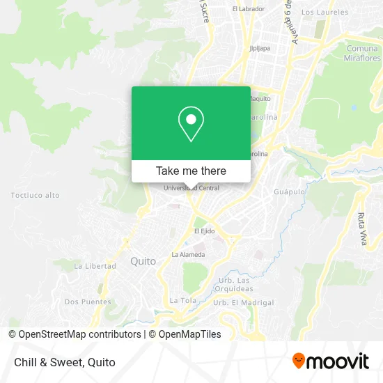 Chill & Sweet map