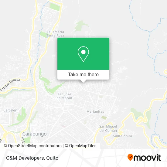 C&M Developers map