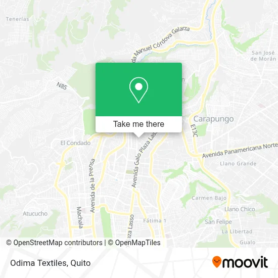 Odima Textiles map