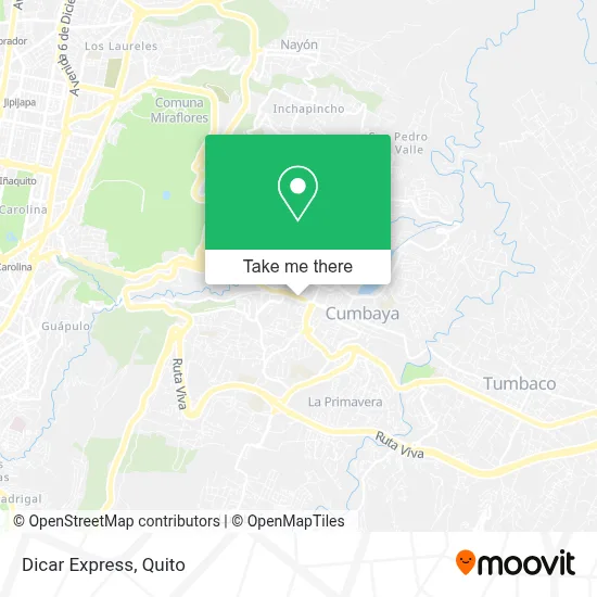 Dicar Express map