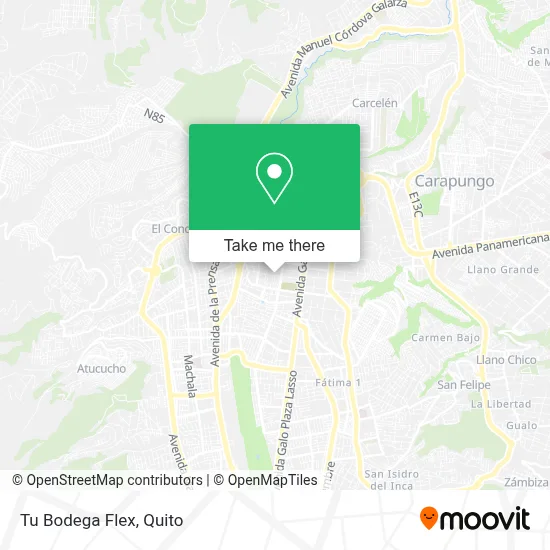 Tu Bodega Flex map