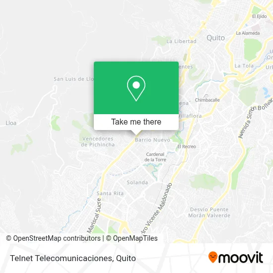 Telnet Telecomunicaciones map