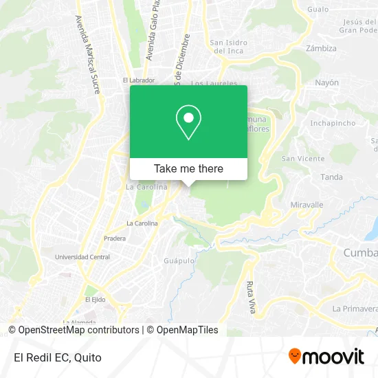 El Redil EC map