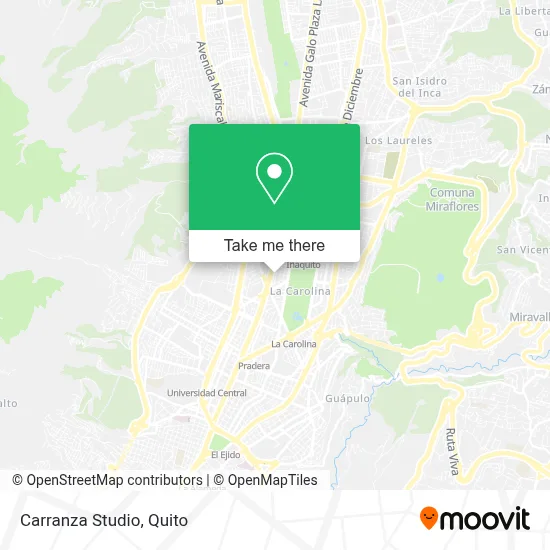 Carranza Studio map