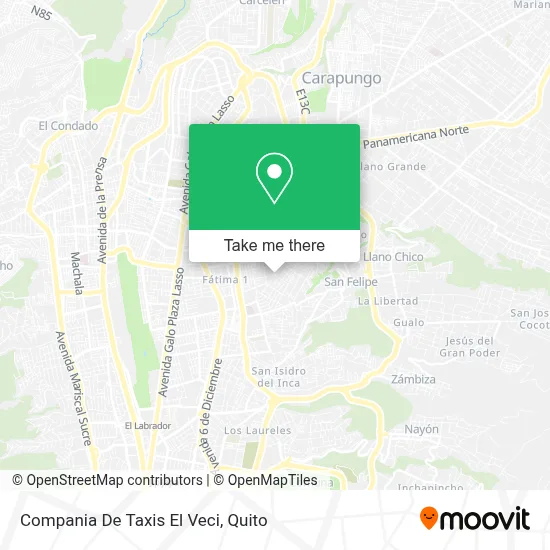 Compania De Taxis El Veci map