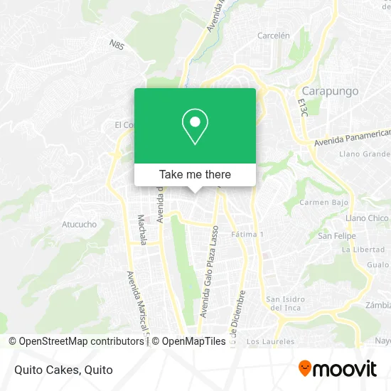 Quito Cakes map