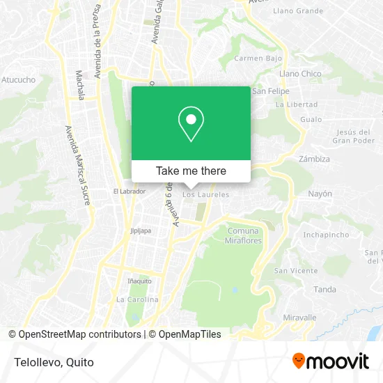 Telollevo map
